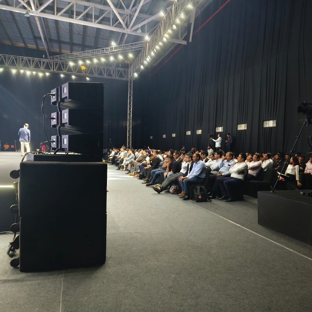 Black Cloth Partition Rental (40ft Height)